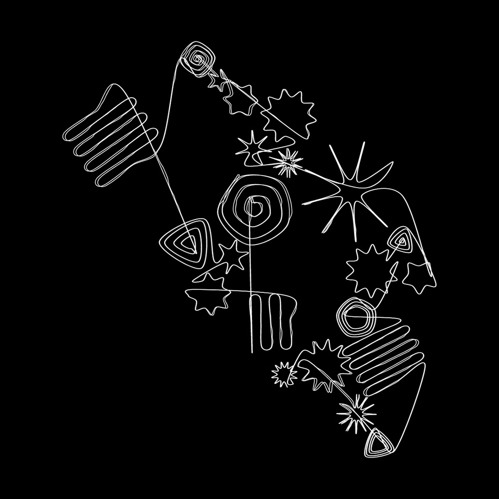 Astro Doodles - A rare black output