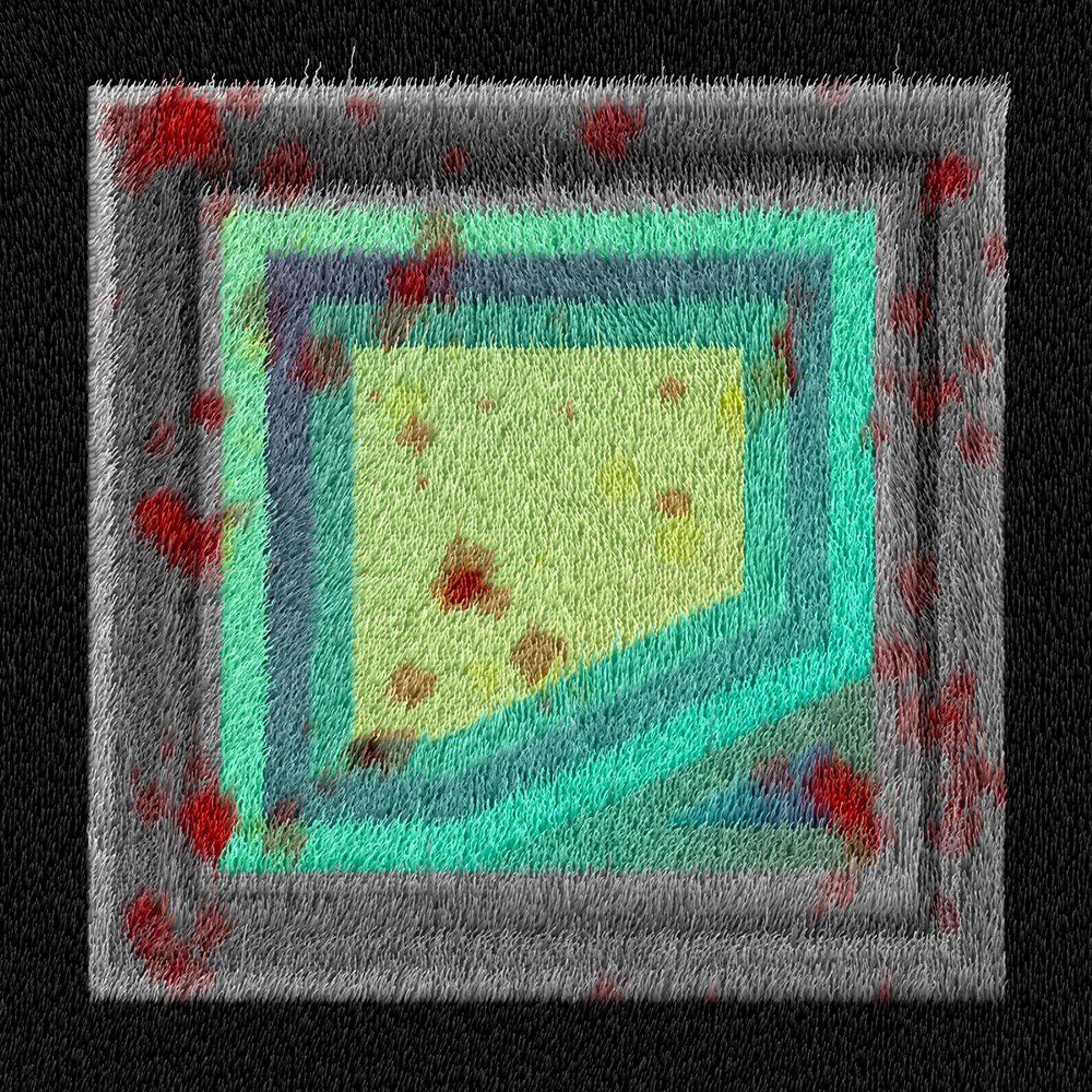 Furry Gradients #129 (A rare output with blood stains)