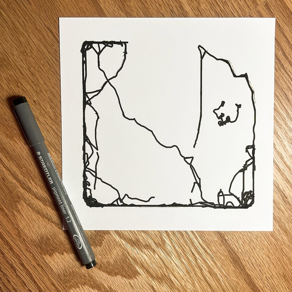 Generative Ants - Plotted Output