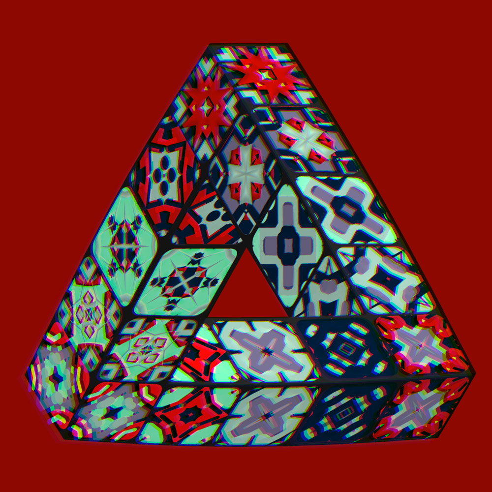 Kaleidos - Triangle #153 (With a rare special effect)