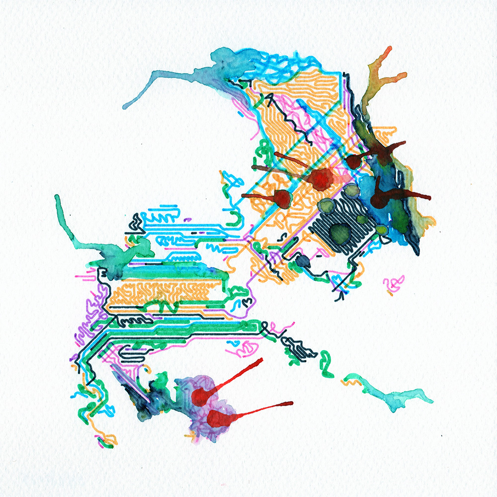 Plottable Mess - Watercolour Series #6