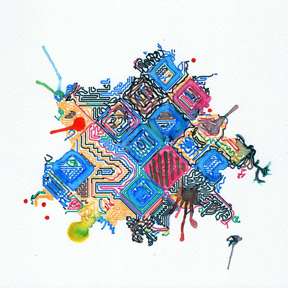 Plottable Mess - Watercolour Series #7